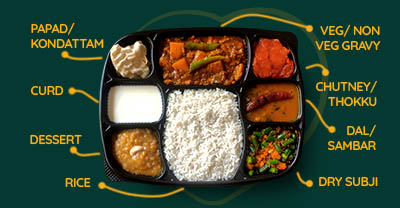 DELUXE SOUTH INDIAN RICE MEAL